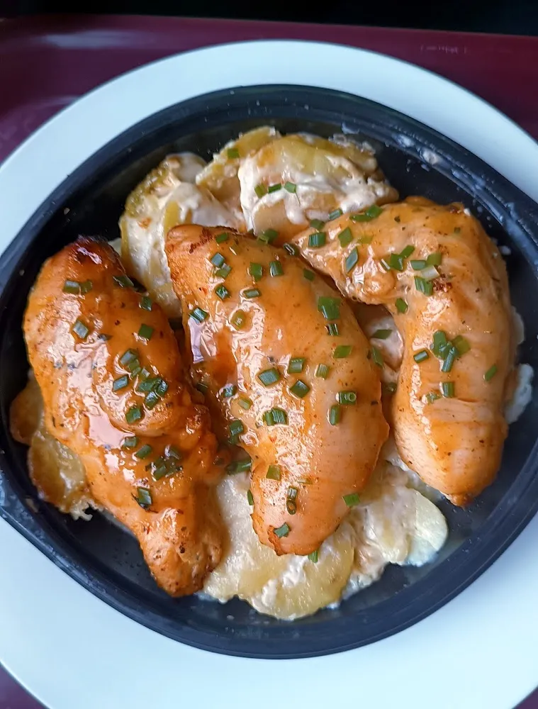 Chicken Breast with Potato Gratin